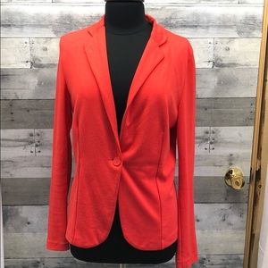 United Colors of Benetton Red Single Button Blazer